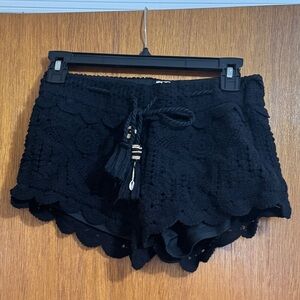 LACE CROCHET BEACH SHORTS